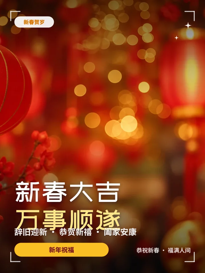 新春大吉万事顺遂