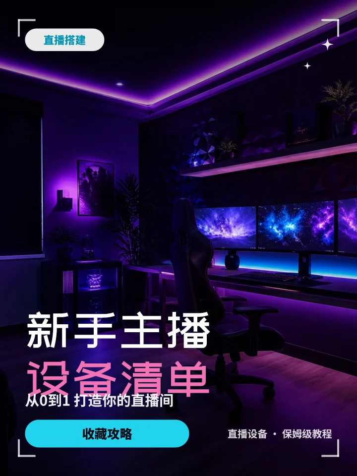 新手主播设备清单