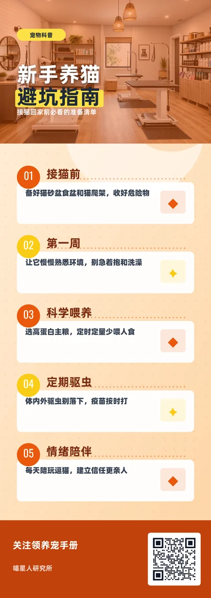 新手养猫避坑指南