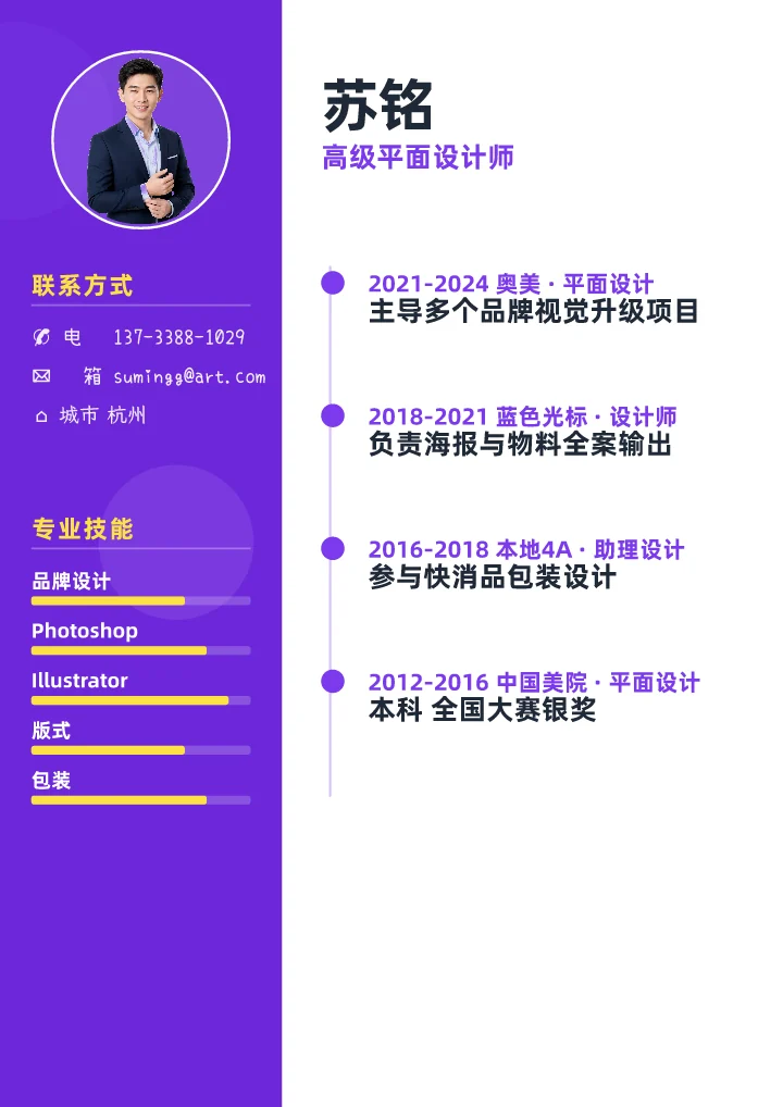 苏铭 · 平面设计师