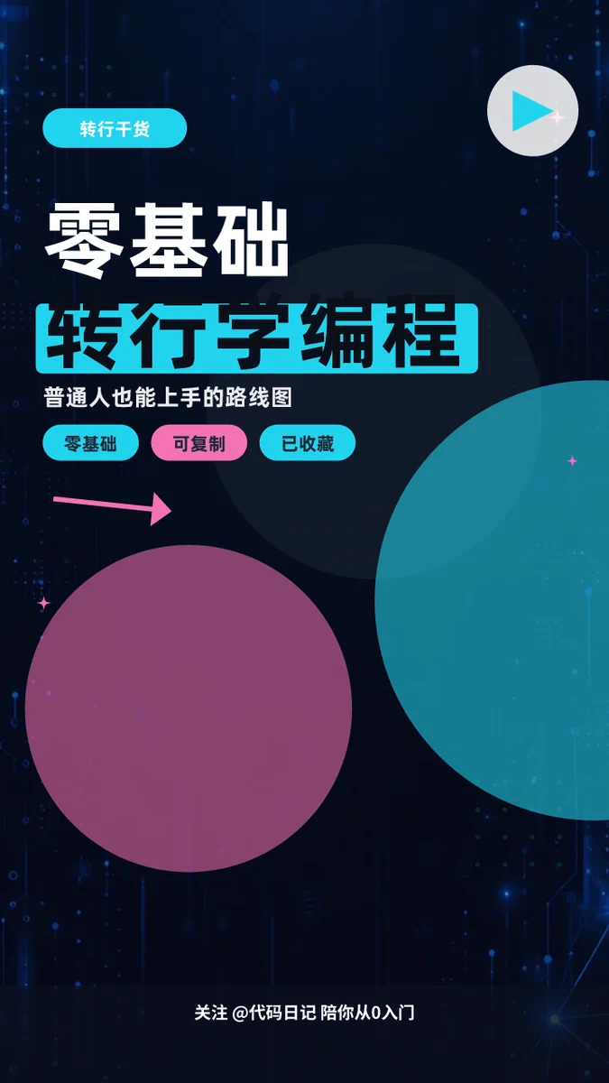 零基础转行学编程
