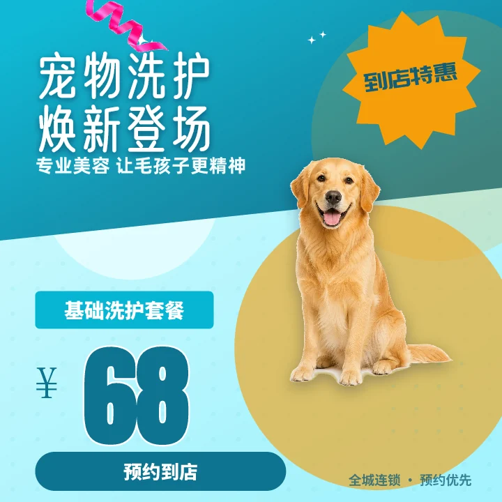 宠物洗护焕新登场