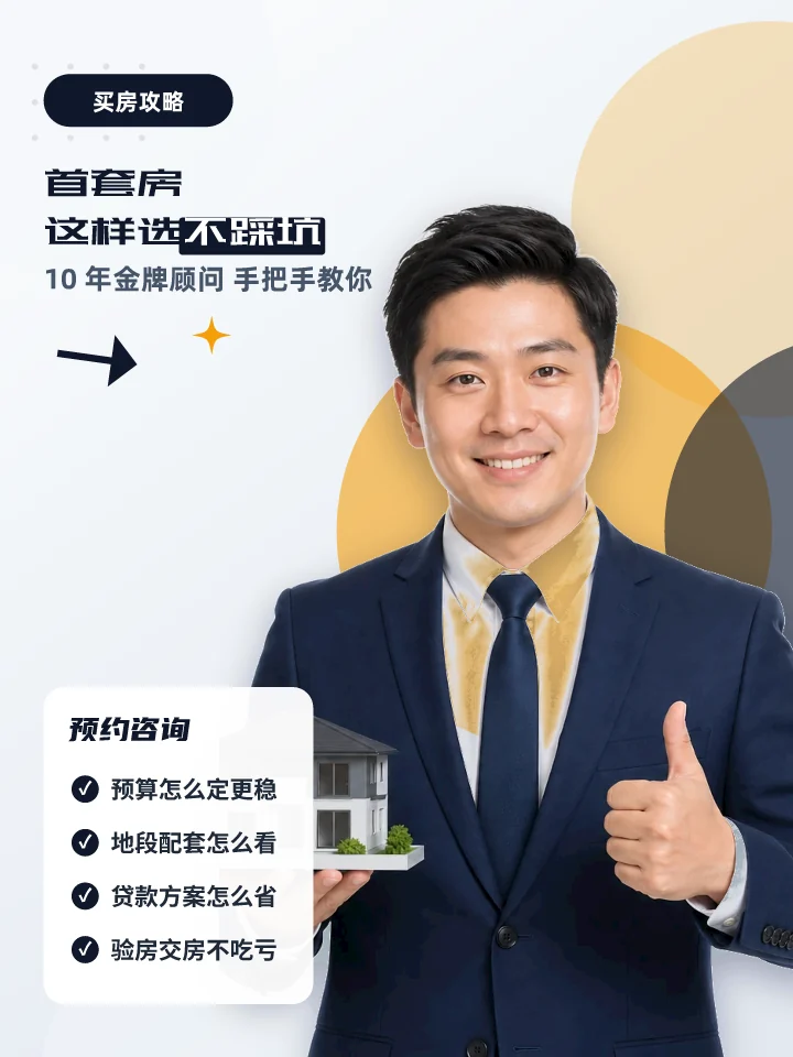 首套房这样选不踩坑